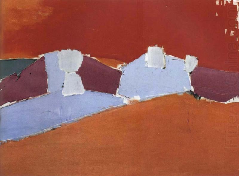 Nicolas de Stael Red Sky china oil painting image